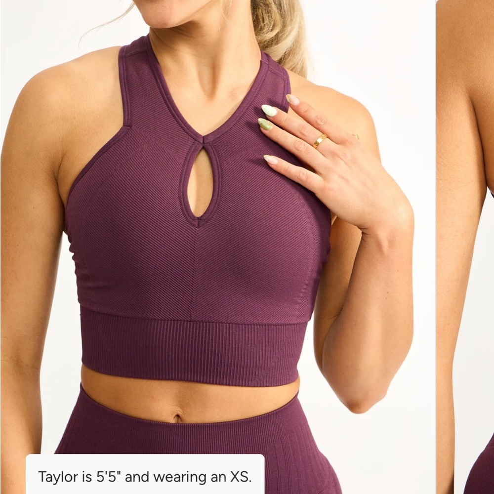 BuffBunny Sphynx Sports Bra in Highcourt Purple